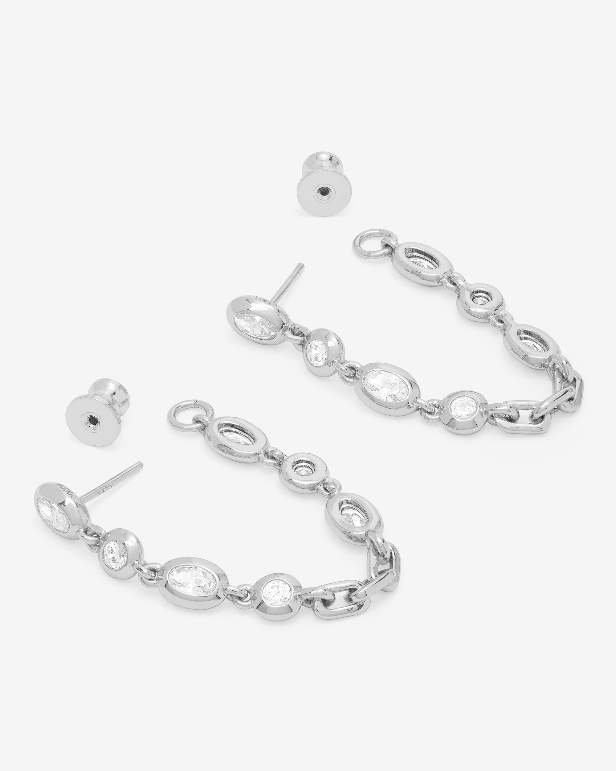 Melinda Maria She's a Boss Soft Hoops Silver