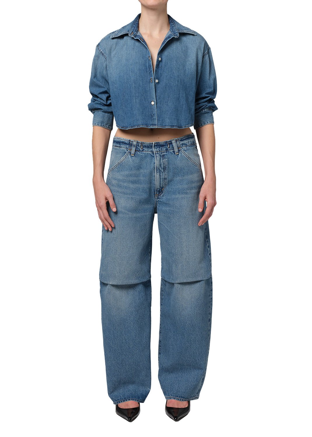 Citizens of Humanity Ana Cropped Shirt