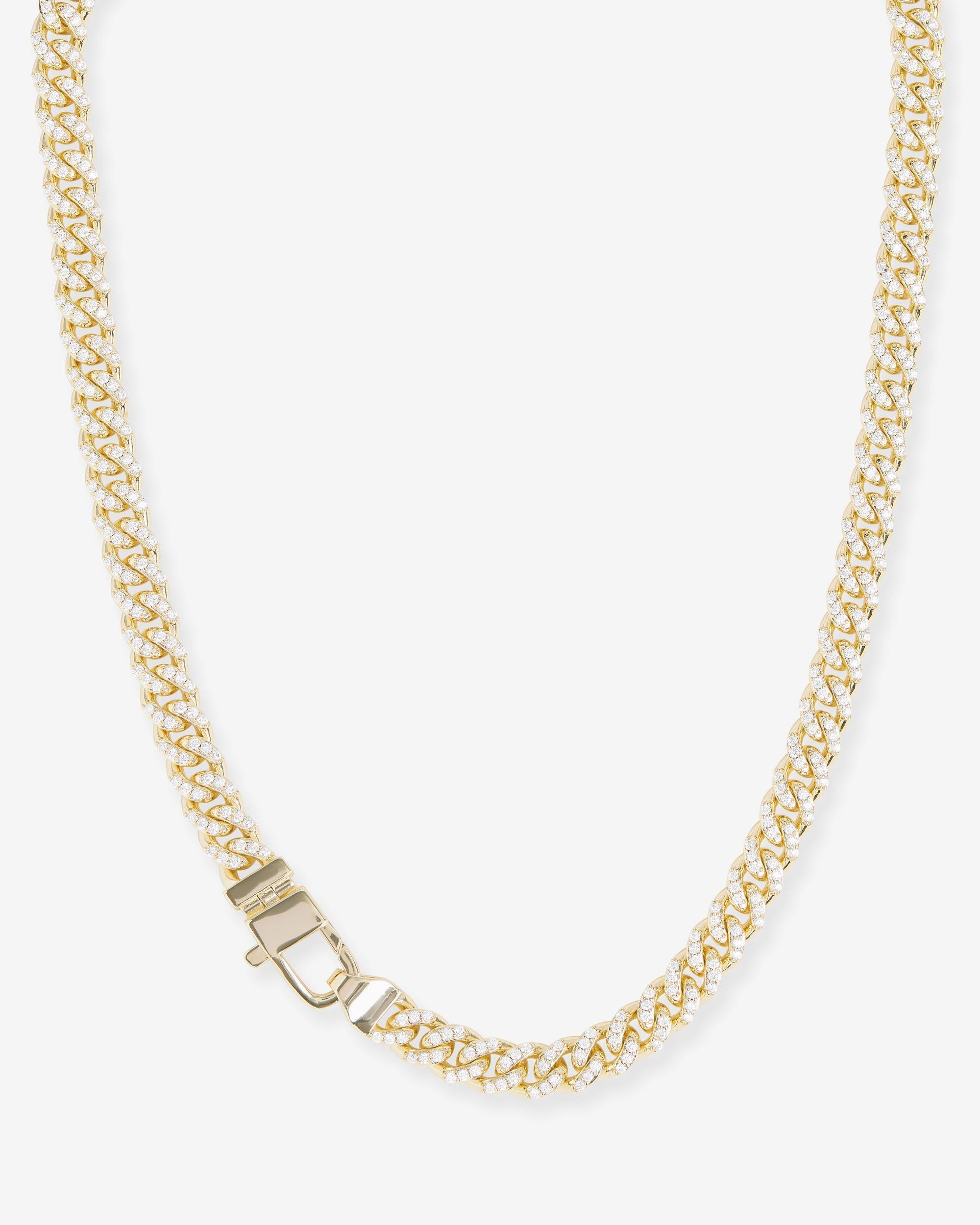 Melinda Maria Pave Julian Cuban Chain Necklace